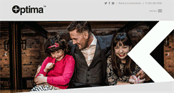 Desktop Screenshot of optimahair.co.uk