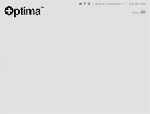Tablet Screenshot of optimahair.co.uk